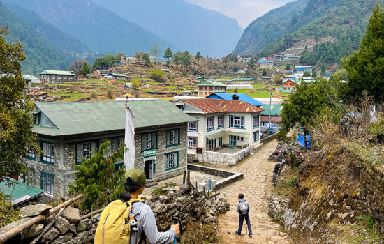 ghat village en route to Phakding on the Everest Base Camp Trail