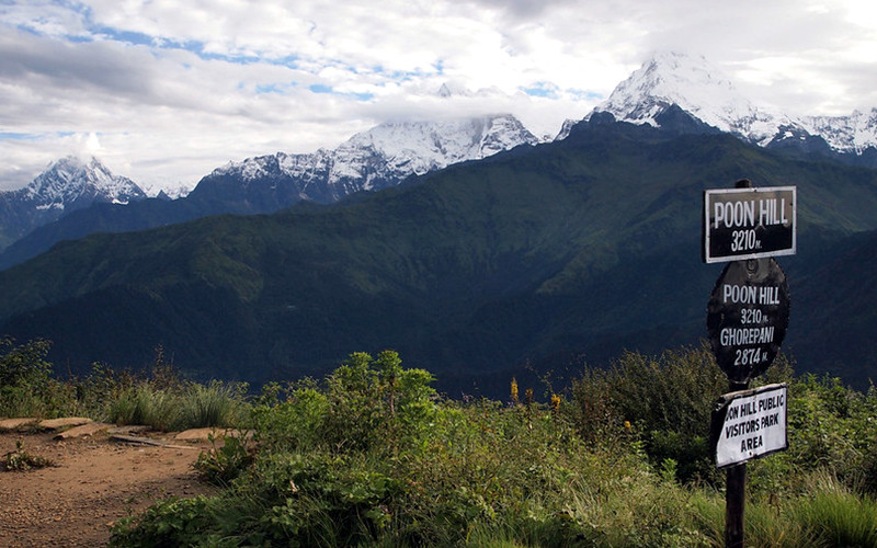Annapurna range view from Poon Hill